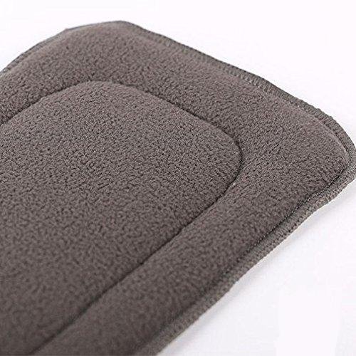 Baby 5 Layer Charcoal Bamboo Inserts Reusable Liners for Cloth Diapers Inserts 6 Pieces