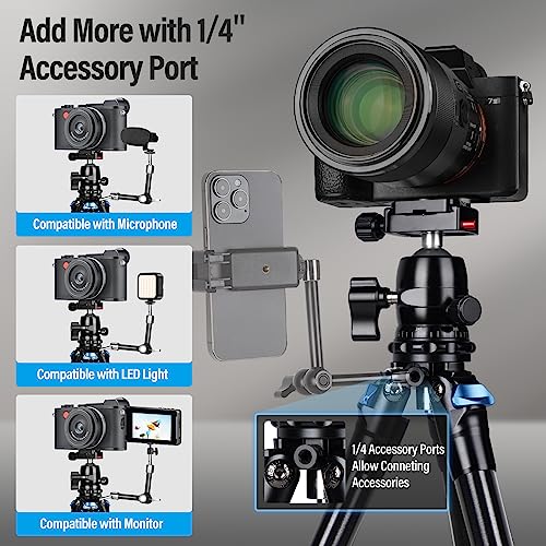 SIRUI AM203 Mini Travel Tripod with 360° B00K Ball Head,
