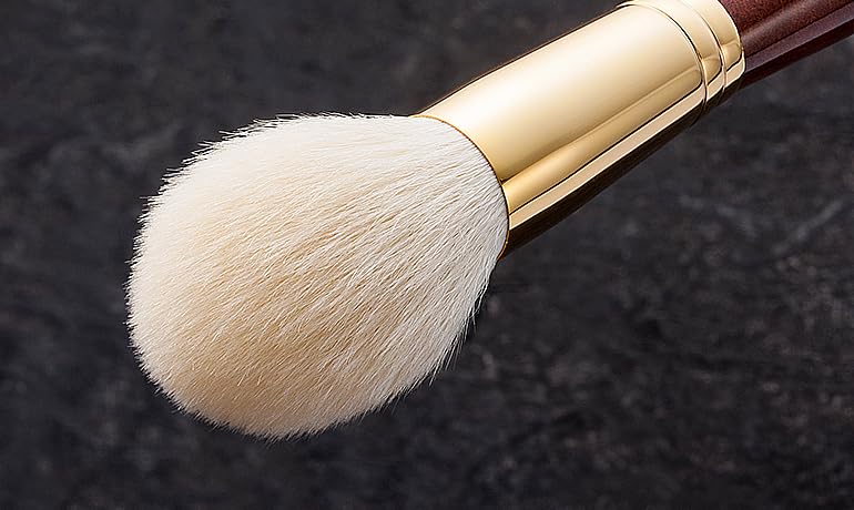 BISYODO Short Series Powder Brush - Round Type, Brown