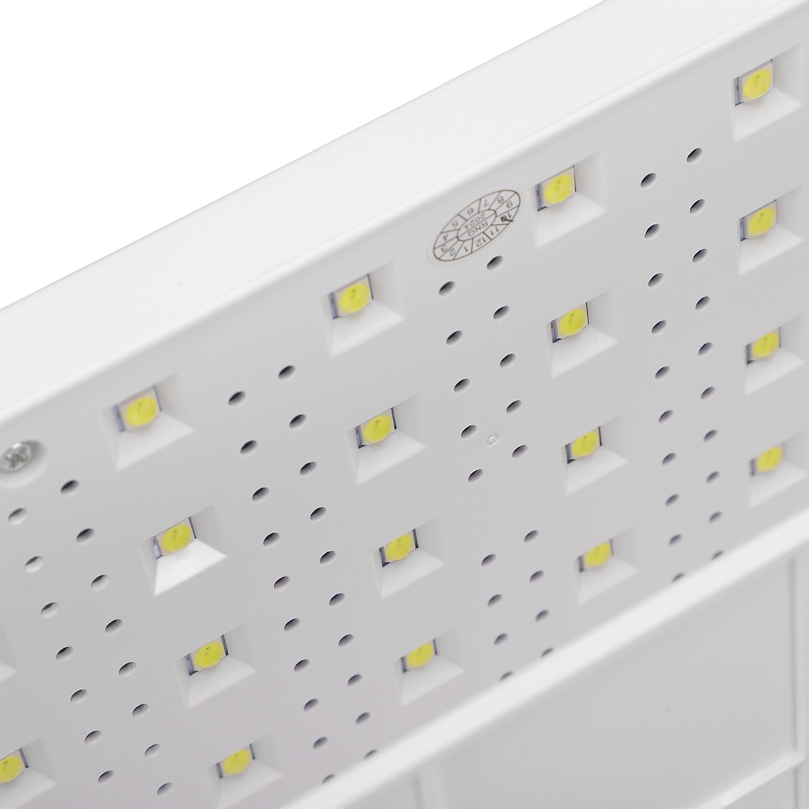 60W Nagellampe, Nageltrockner, mit Abnehmbarem Sockel Weit öffnendes Design PU Handauflage Intelligente Sensortechnologie 108 Wärmeableitungslöcher Händen für Maniküre mit Zwei Händen