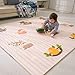 Bammax Alfombra Infantil, Alfombra Puzzle, Alfombra de Juego para Bebés, Alfombra Niños, Suelo Bebés de XPE, Reversible, Plegable, Impermeable, Antideslizante, Portátil, 200 * 180 * 1cm