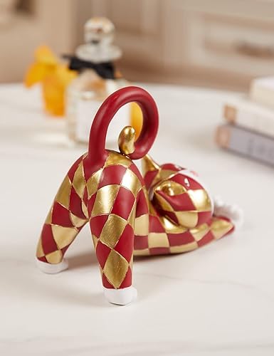 Miniatura 2 de SEINHIJO Decoración moderna, escultura, estatua de gato, estatua de animales, regalos de animales, centro de mesa, manualidades, poliresina, artes