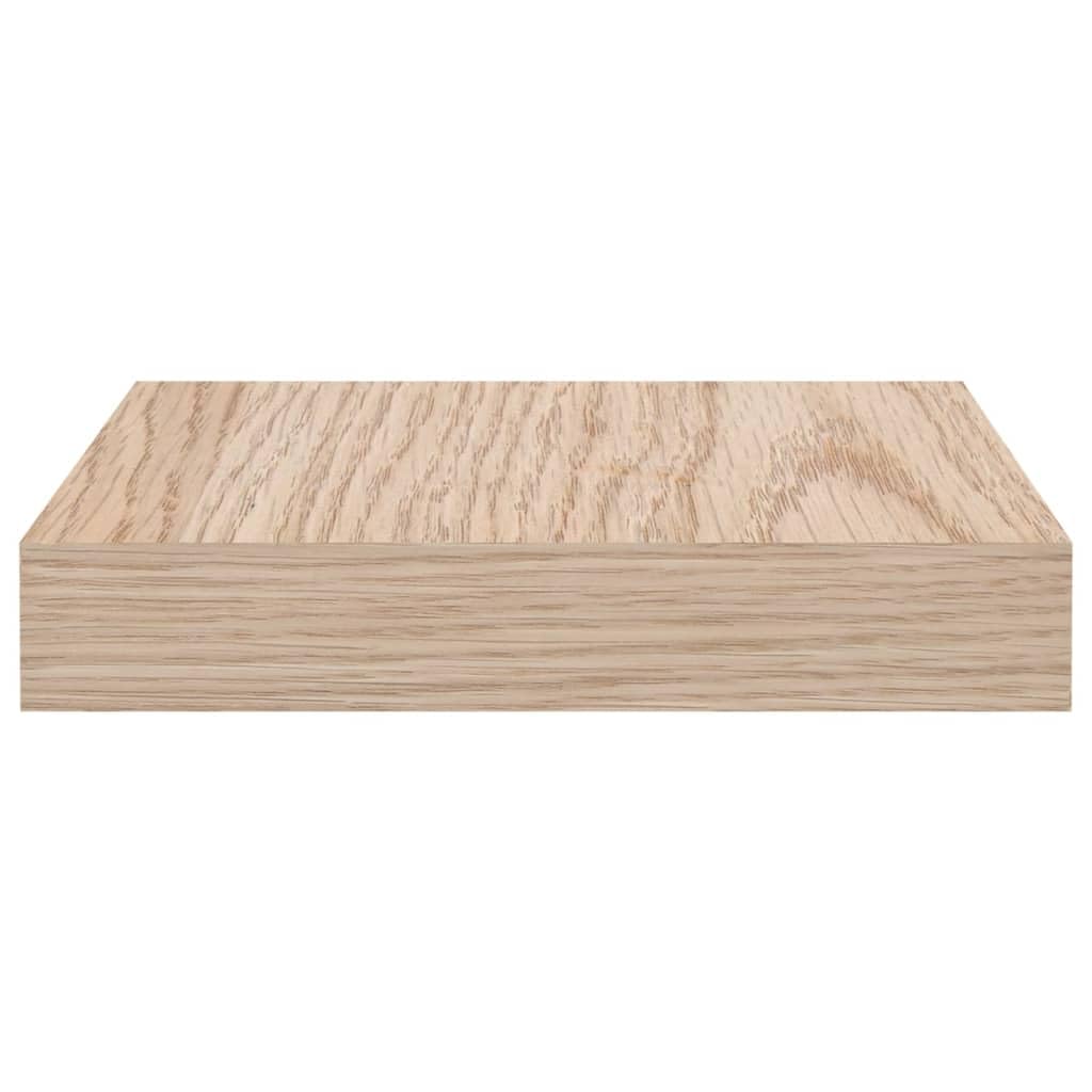 Juego de 2 estantes flotantes, 40 x 23,5 x 4 cm, de madera con chapa de roble, rectangular, para salón, dormitorio, cocina, pasillo, con soporte invisible