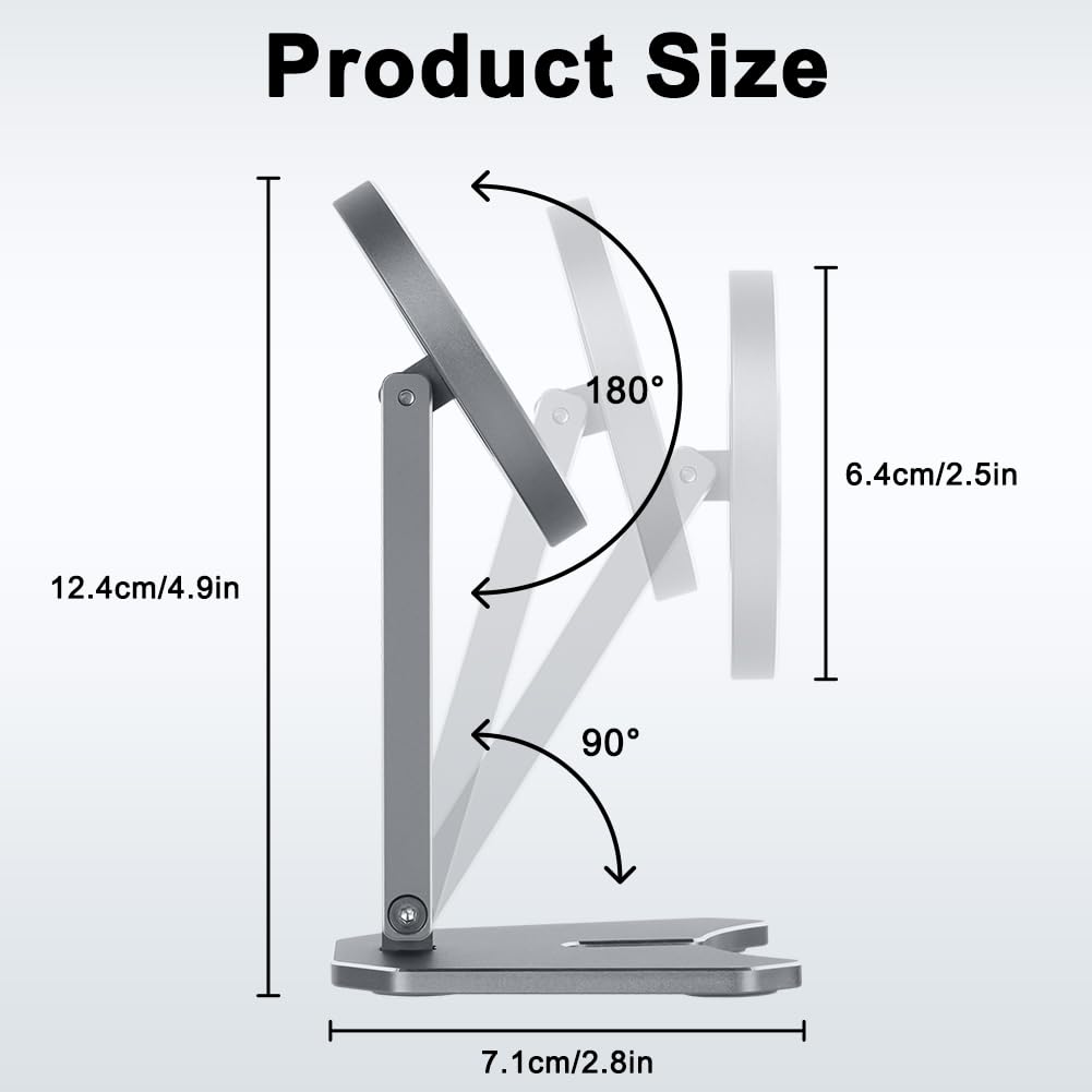 Supporto MagSafe Per IPhone Da Scrivania Cooper Mag360 - Regolabile A 360&deg;, Magnete Potente