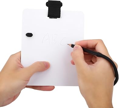 Asixx Dive Tablet, Underwater Writing Slate Board with Swivel Clip and Pencil for Making Some Notes Underwater While Diving Swimming