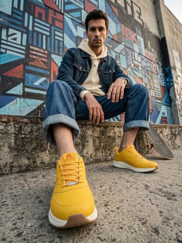 Image of OFF LIMITS Stussy B&T Men's Casual Sneakers with Synthetic Upper, Memory Foam Cushioning, Adjustable Lace-Up Fit and Phylon /TPR Sole for Workdays, Long Commutes & Social Plans