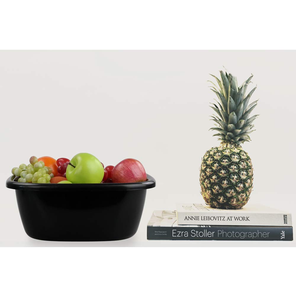 kekow 12 Quart plástico lavabo, 3 unidades (transparente)