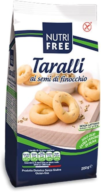 Nutrifree Taralli Fennel Seeds Ai Break Snack Gluten Free 240g