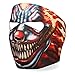 Hot Leathers Smoking Clown Neoprene Face Mask (Black)