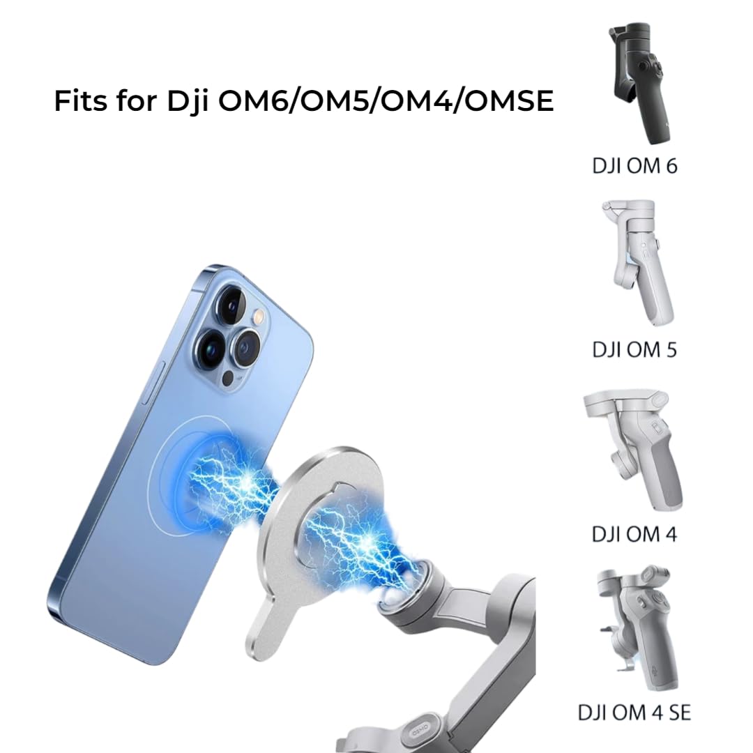 ELFOG Compatiable for DJI OM 6/7/7P Magsafe Adapter Clamp