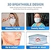 4-Pack-Face-Mask-Bracket-Large-3D-Silicone-Mask-Bracket-with-Ear-Loops-Internal-Support-Frame-for-Cloth-Mask-Adult-Cool-Lipstick-Protection-Black Shaboo Prints 4 Pack Face Mask Bracket Large 3D Silicone Mask Bracket with Ear Loops Internal Support Frame for Cloth Mask Adult Cool Lipstick Protection, Black
