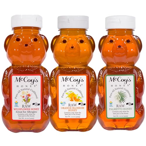 Miel pura natural McCoy's Honey pack 3 x 12 oz