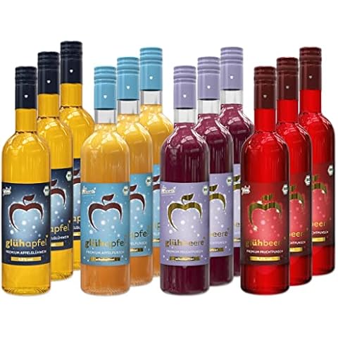 Elbler Glühwein, 12 x 0.75 l, Mixpaket: 3 x Glühapfel Milde 4.0% Vol, 3 x Glühbeere Kräftige 8,5% Vol, 3 x Glühapfel Alkoholfrei Cover