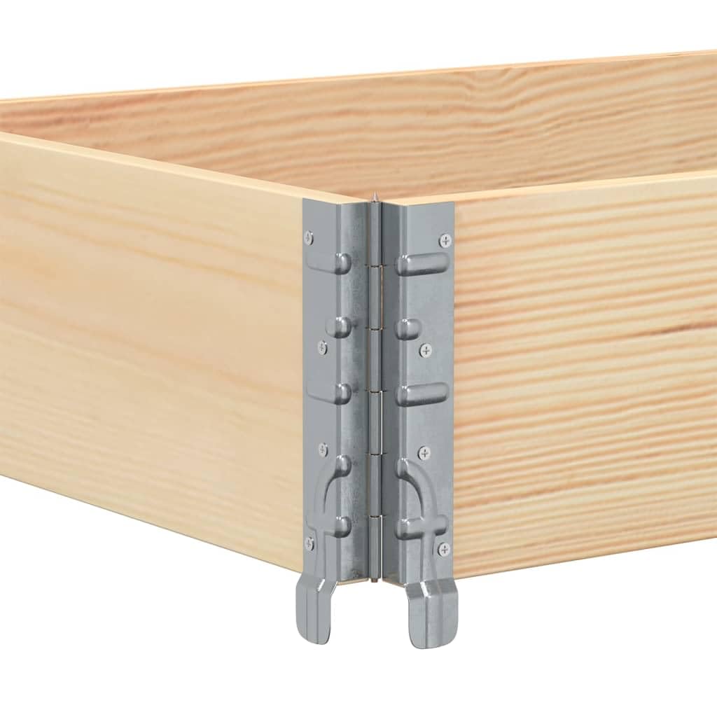 Paretali per Pallet 3 pz 150x50 cm in Legno Massello di Pino, Movimentazione di Materiali,Pianali di carico e Pallet, 30.64kg-3295378