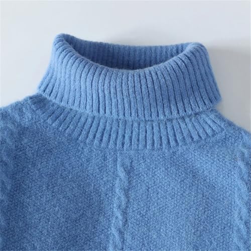 Turtleneck Sweaters for Men Vintage Grandpa Sweater Knit Oversized Jumper Christmas Sweater3