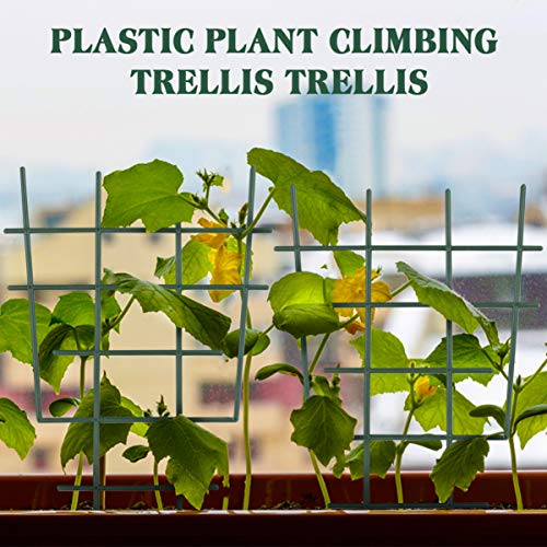 Cabilock 5 peças de treliça de jardim para mini plantas escaladas, suporte de plantas, vegetais, flo