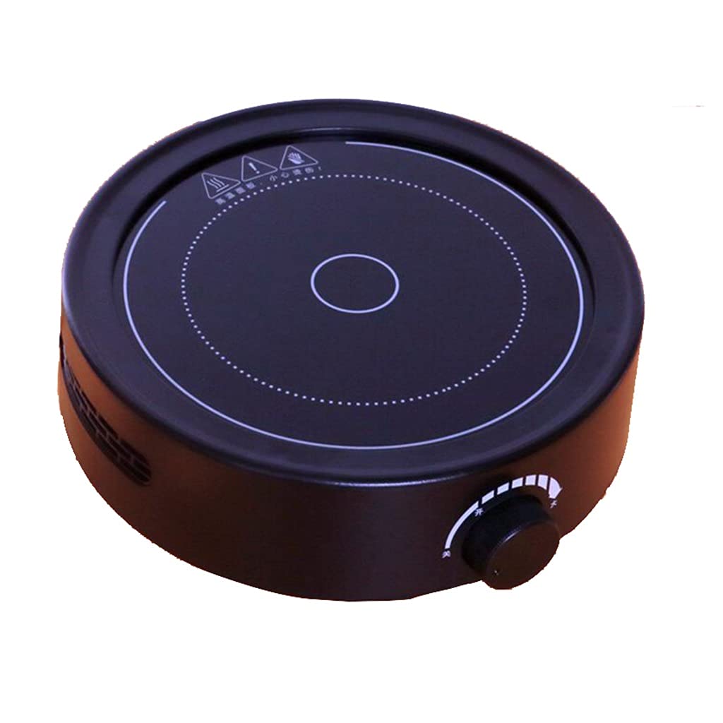 Réchaud électrique 750W noir en céramique compact pour théière domestique