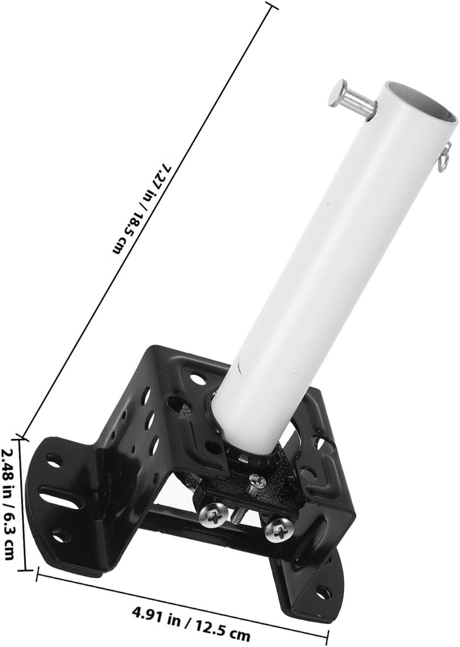 Universal Ceiling Fan Mounting Bracket Kit with Downrod Ceiling Fan Base Replacement Hardware