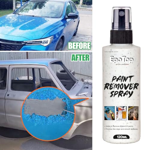 Image of Paint Remover Spray - 120ml | For All Types of Paint Surfaces - Automobiles, Metal, Steel, Glass, Wood, Wall, Iron, Acrylic, Ink Stains | Handle with Care | Easy to Use |