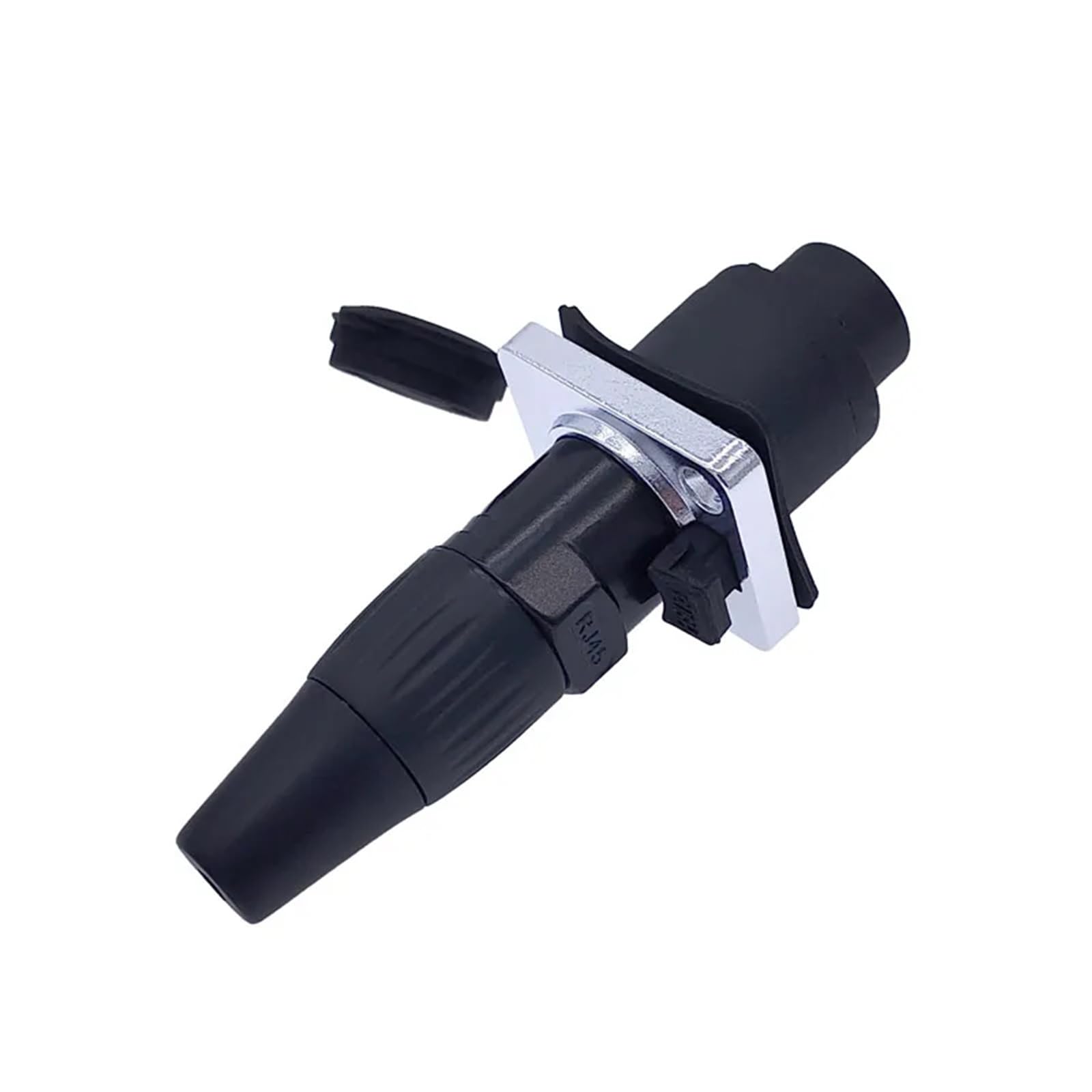RJ45 D gniazdo do montażu panelowego ip65 złącza Ethernet 1 szt. (srebrne)