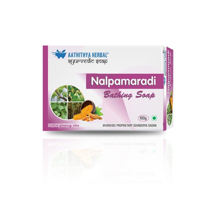 Image of NALPAMARADI Ayurvedic Bathing Soap (Pack 3)