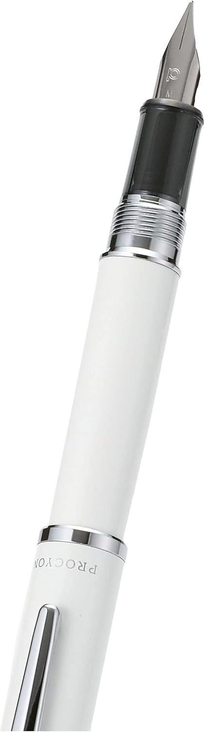 Platinum PNS-5000 3-3 Fountain Pen, Procion #3, Porcelain White, Medium Point
