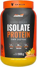 Isolate Protein Zero Lactose 900g Sabor Pêssego com Manga - New Millen