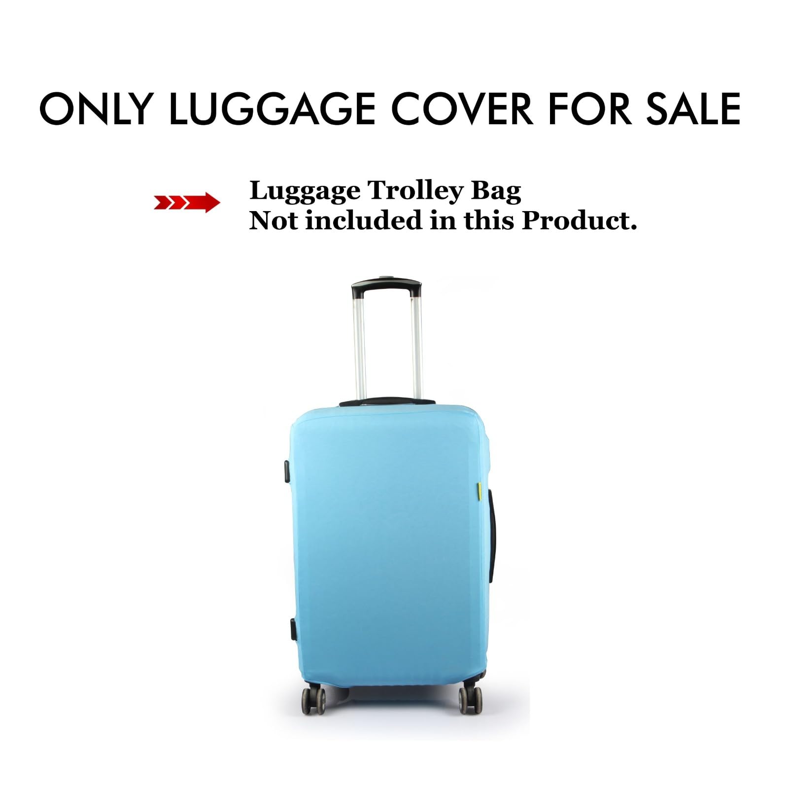 ORKA TRAVEL Funda protectora de equipaje lisa, Azul, Large [30 inch], Protector de equipaje