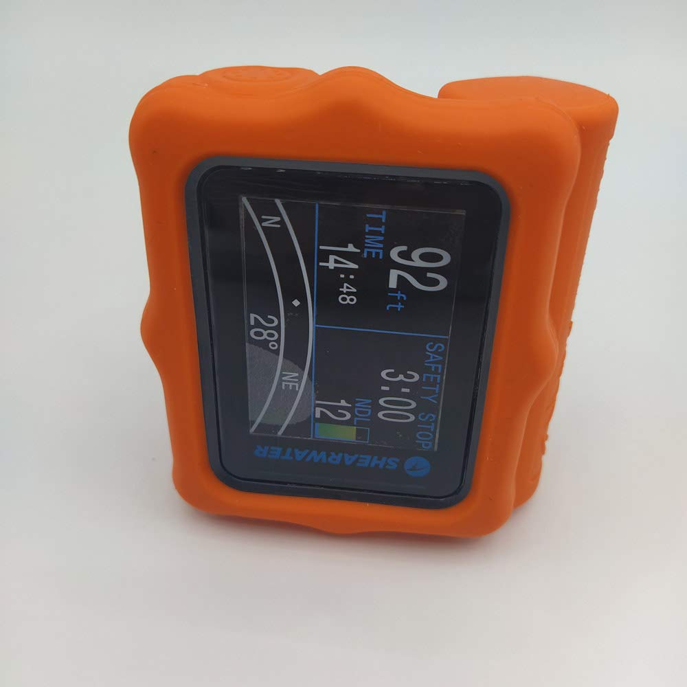Cover Protettiva in Silicone per Shearwater Perdix Diving Computer (Arancione)