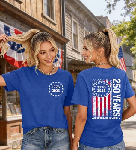 Image of Ithalt Women 4th of July Shirt Fourth of July Shirts USA Sequin Tshirt American Patriotic T-Shirt Stripes Tee Tops