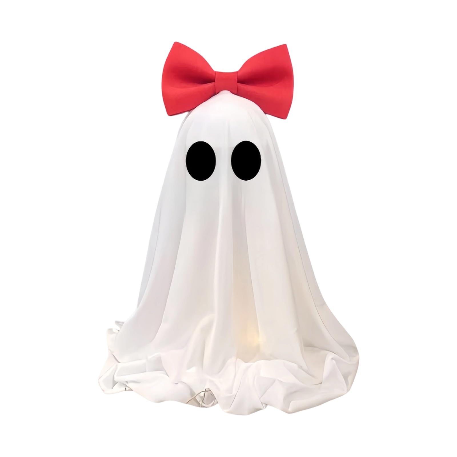 ZEPFJHE Halloween Tabletop Decoration with Oversized Ribbon Accent, 20.07in Tall Party Centerpiece for Desk or Home Display Home Decor Entryway Table Accent