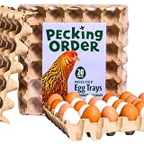 Paper Pulp Egg Trays - 20 Pack