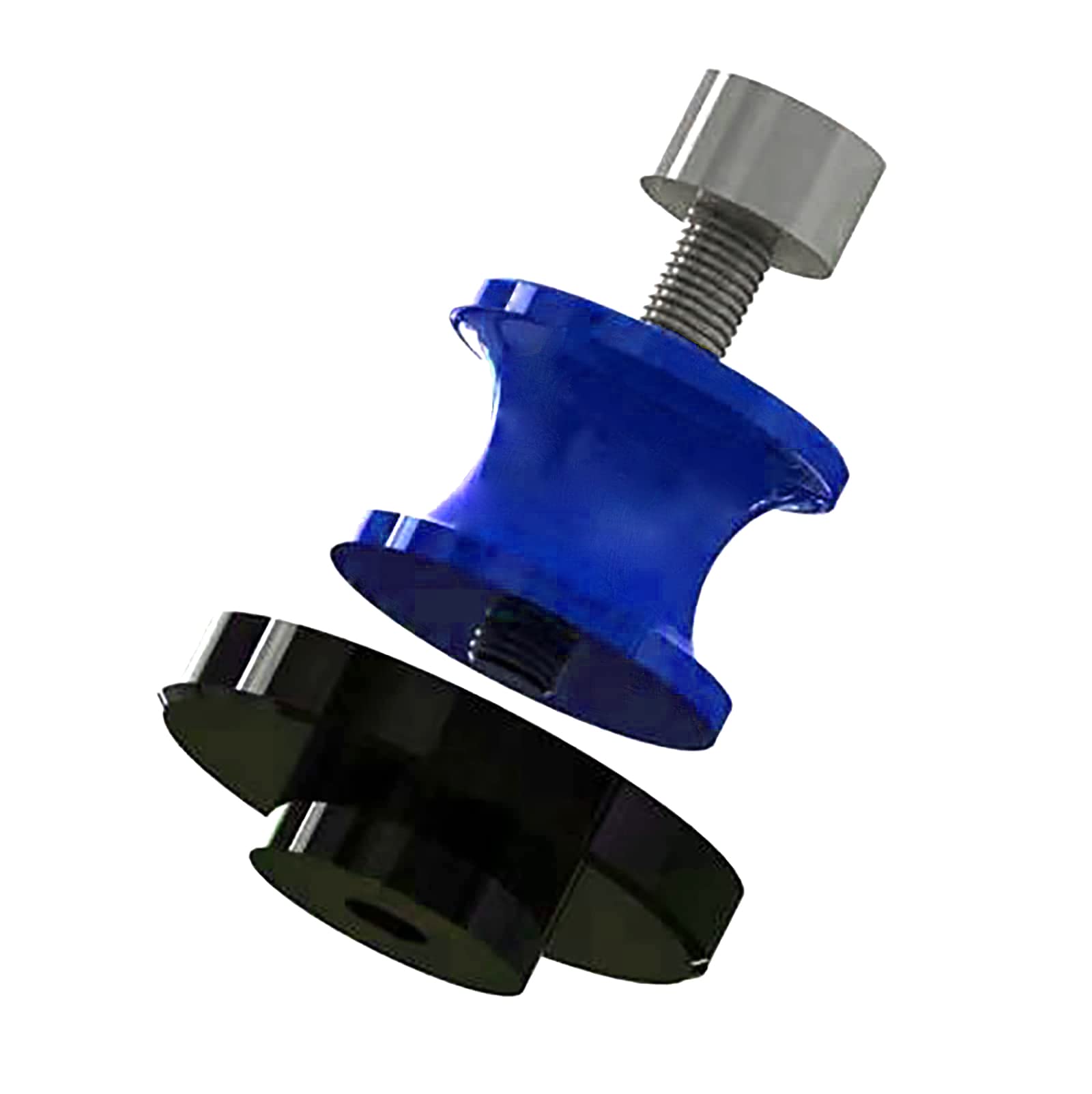 Mowok M6 trinquetes moto accesorios para MT 09 MT09 TRACER FZ09 2014-2022 2023 2024 2025 MT-09 SP 6 mm trinquetes basculante trasero para caballete elevamoto (azul)