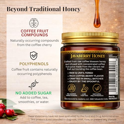 Miel cruda monofloral de flor de café Javaberry 250g miniatura 4