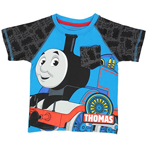Thomas & Friends Short Sleeve Tee (3T, Blue/Grey Thomas)