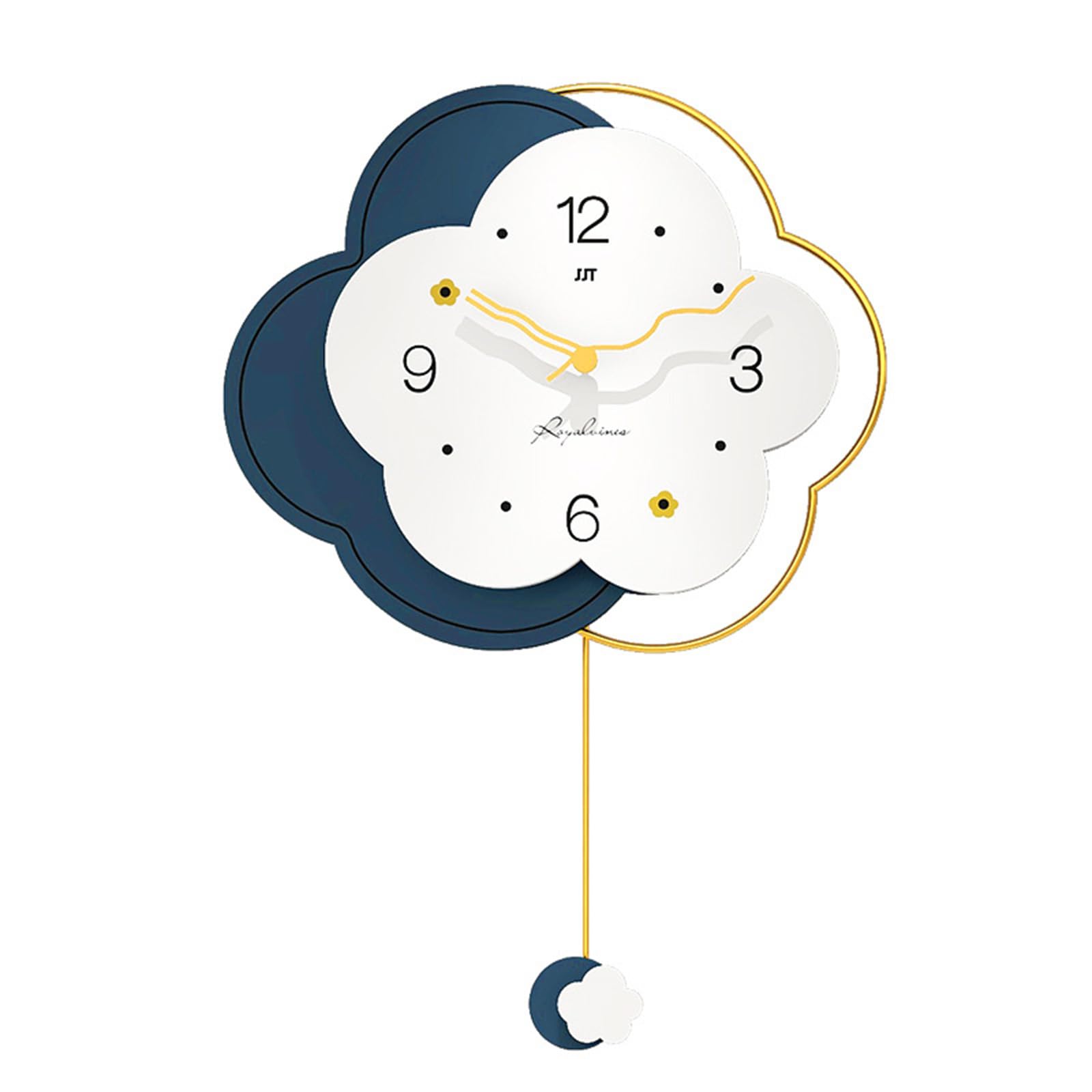 Horloge à quartz silencieuse Wisdom : la pendule murale décorative sans tic-tac 45cm