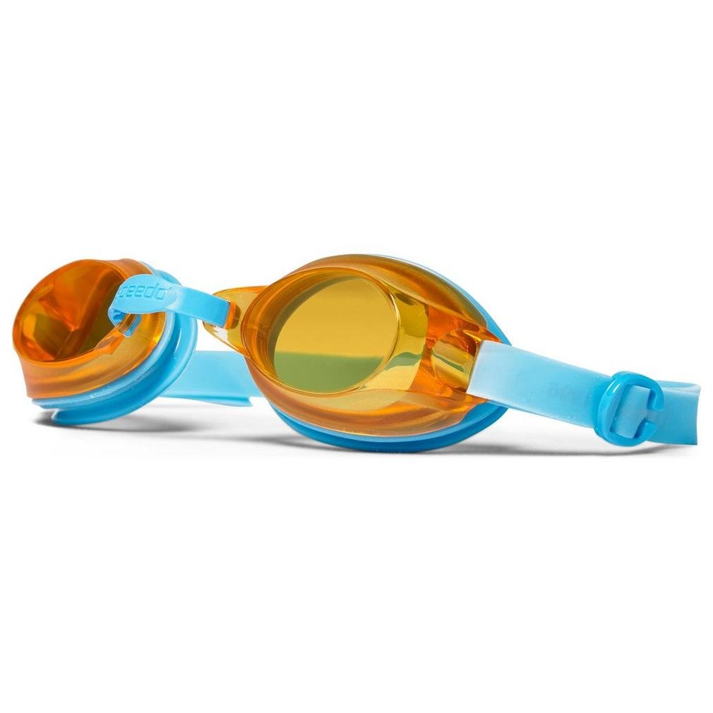 Speedo Unisex Kids Blue/Orange Jet Junior Kids Swimming Goggles