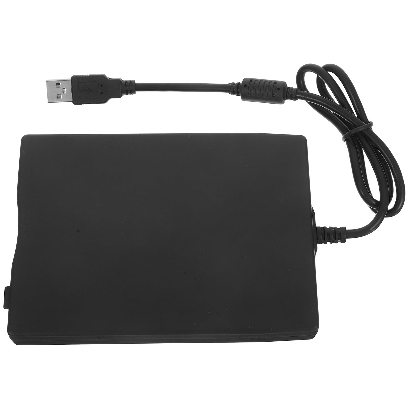 KOMBIUDA Adaptador de Unidad de Disquete USB para computadora, Lector de disquetes ABS Negro, Compatible con Varios Sistemas, para portátil y sobremesa, Lectura y Transferencia de Datos