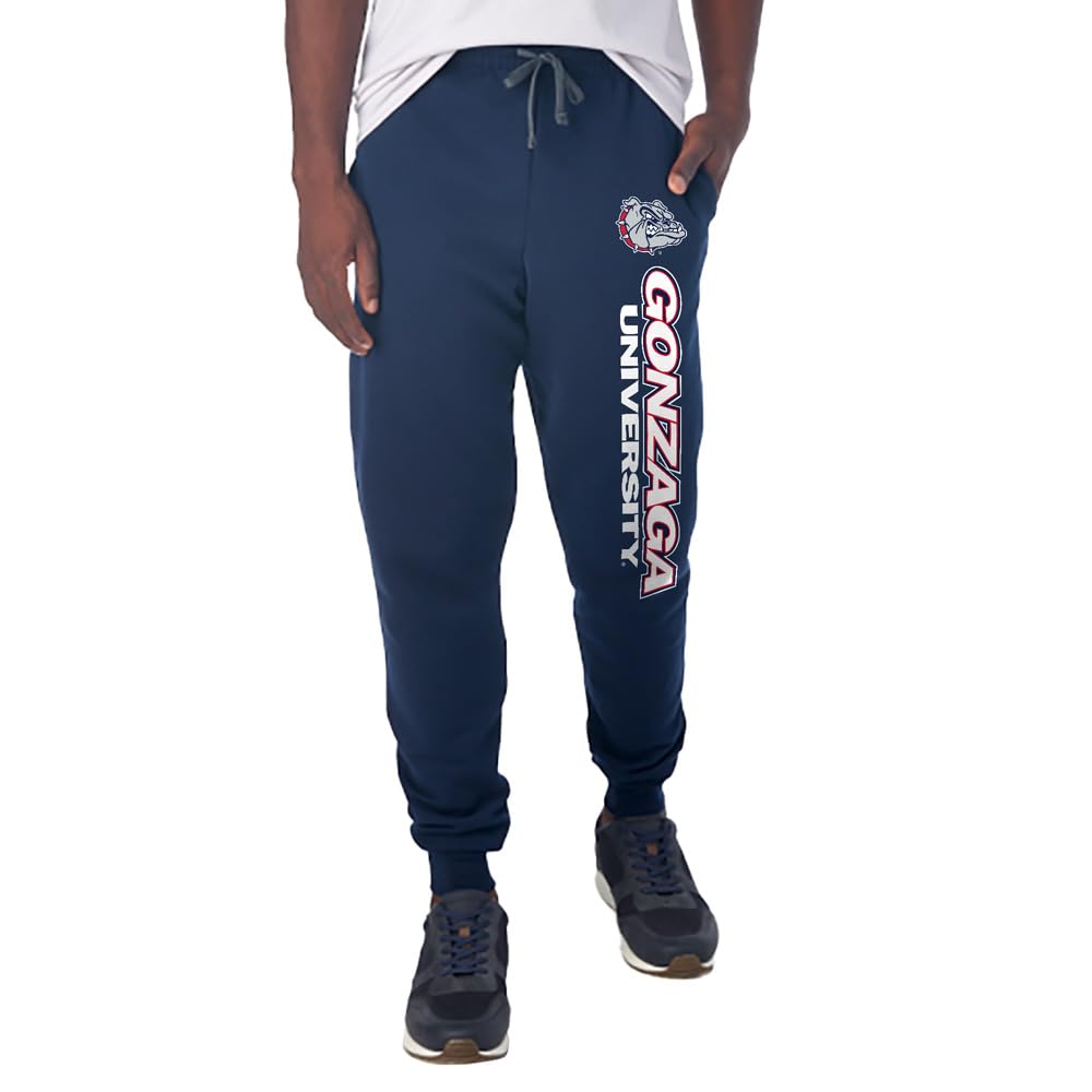 Officially Licensed Jogger Sweatpants Unisex for Men & Women with Pockets Collegiate Team Logo Team Color Collection