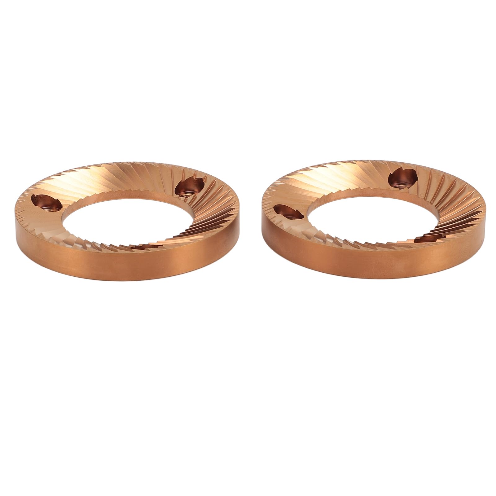 Muela Plana de 64mm con Recubrimiento de Titanio, Muela Plana Multiusos para DF64 DF64P DF64E DF64V, Ideal para el Accesorio de Molino Ceado E5P E6P E37J