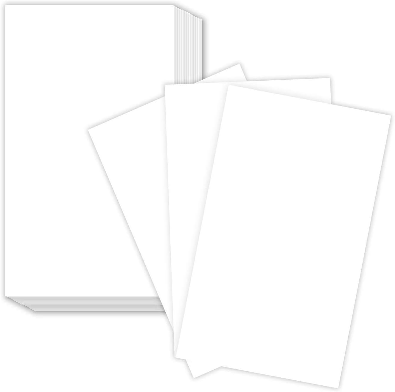 8 1/2 x 14" Legal Size Card Stock Paper - Premium Smooth 65lb Cover Cardstock - Perfect for Documents, Programs, Menus Printing | 50 Sheets per Pack