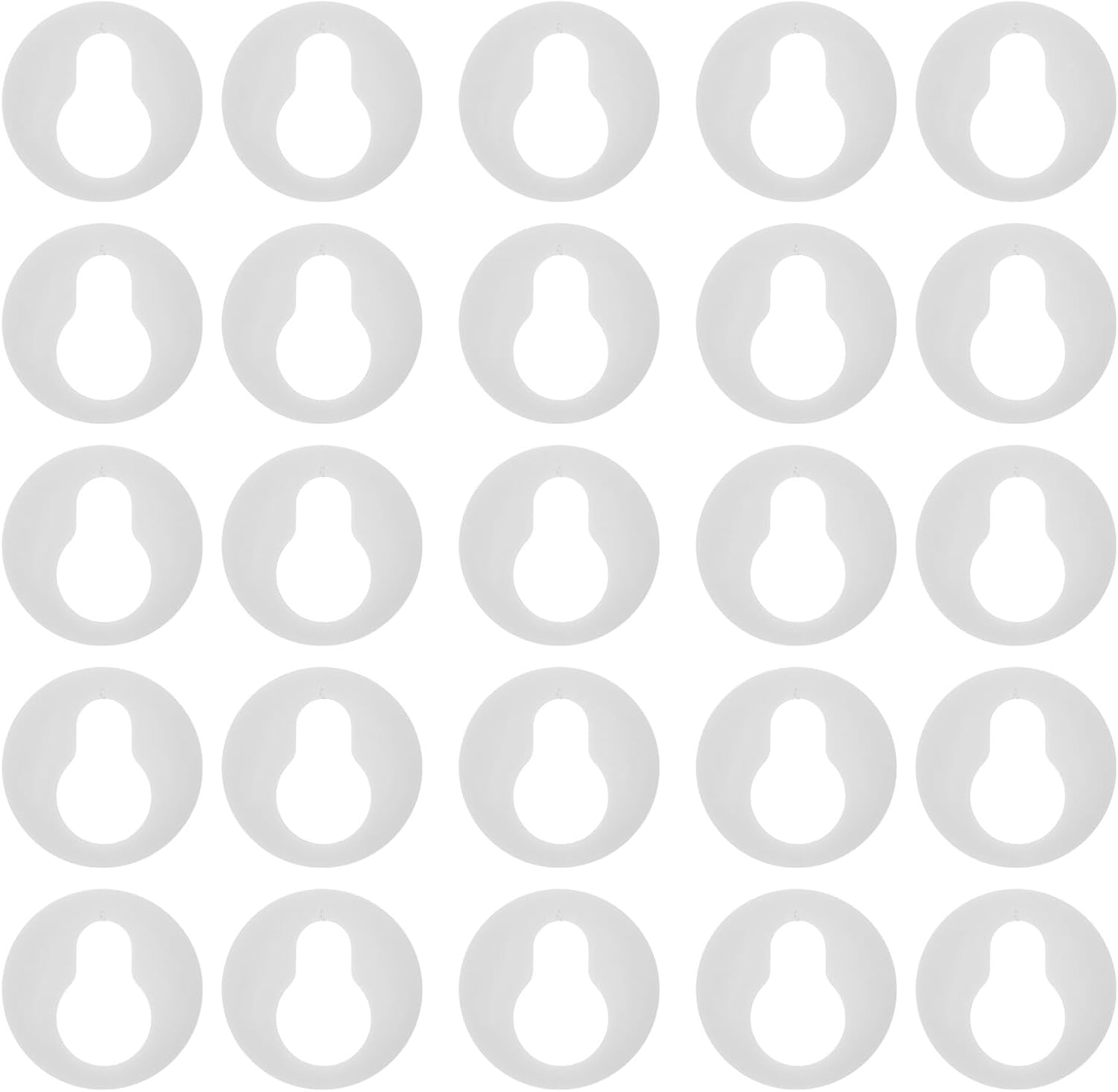 Plastic Keyhole Hanger Frame Hanger Bracket with Design Sturdy Hanging Support for Picture Frames Wall Mount Hardware for Home Decoration