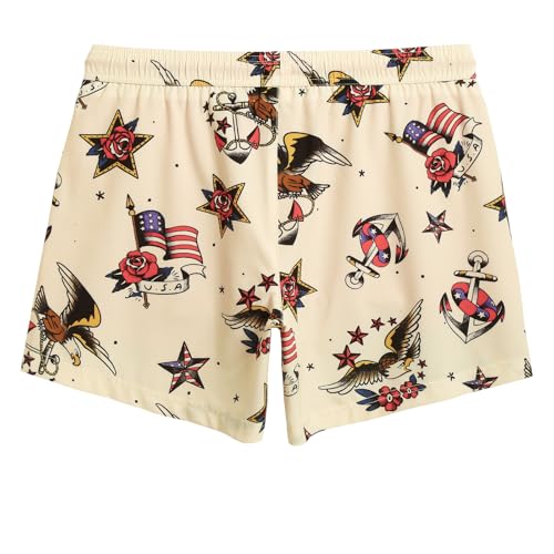 maamgic Mens 5.5 Inch Swim Trunks with Compression Liner Board Shorts Quick Dry Beach Swimwear with Zipper Pockets2