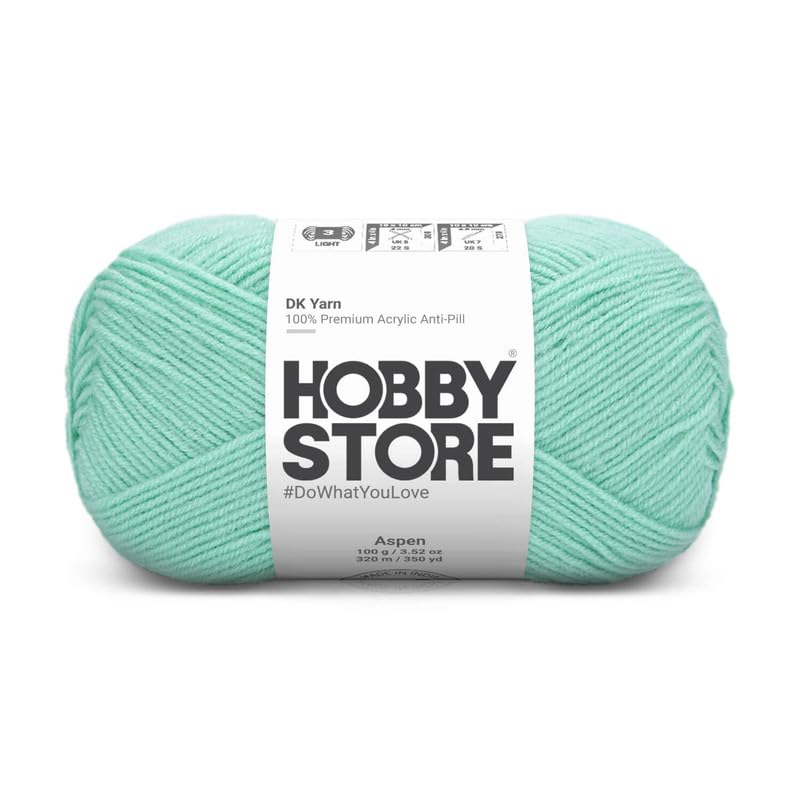 Image of DK Solid Yarn - Anti-Pill Acrylic Solid DK Yarn for Crochet & Knitting Everyday Essentials (1 ball /100 g) - Aspen 1422 | Magic Needles