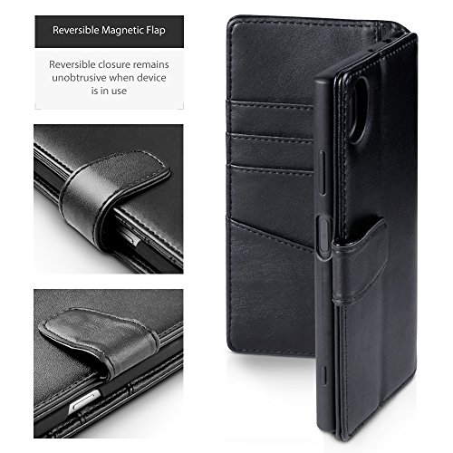 TERRAPIN Xperia XA1 Plus Cover, Vera Pelle della