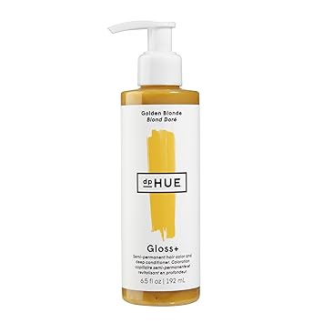 dpHUE Gloss+, Golden Blonde - Boosts Fading & Faded Hair Color - 8-12 Applications per Bottle - Lasts Up to 8 Washes