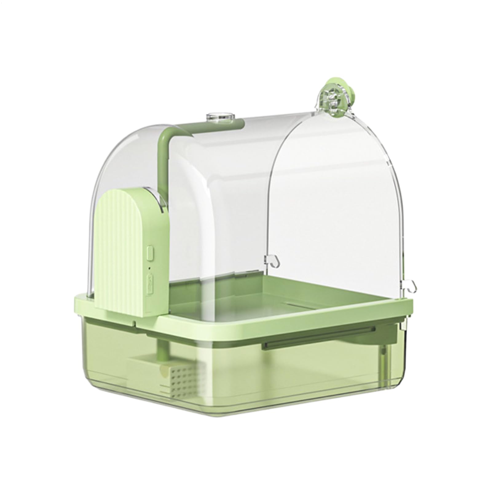 Cage de Bain pour Oiseaux Support de Automatique