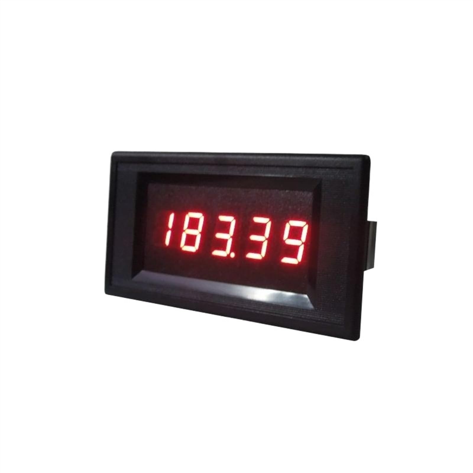 Woltomierz DC 200 V Miernik napięcia Woltomierz DC Woltomierz cyfrowy Tester panelu Zasilanie DC5V 12V 24V Test ujemny Napięcie ujemne (kolor: czerwony, rozmiar: zasilanie DC24V)
