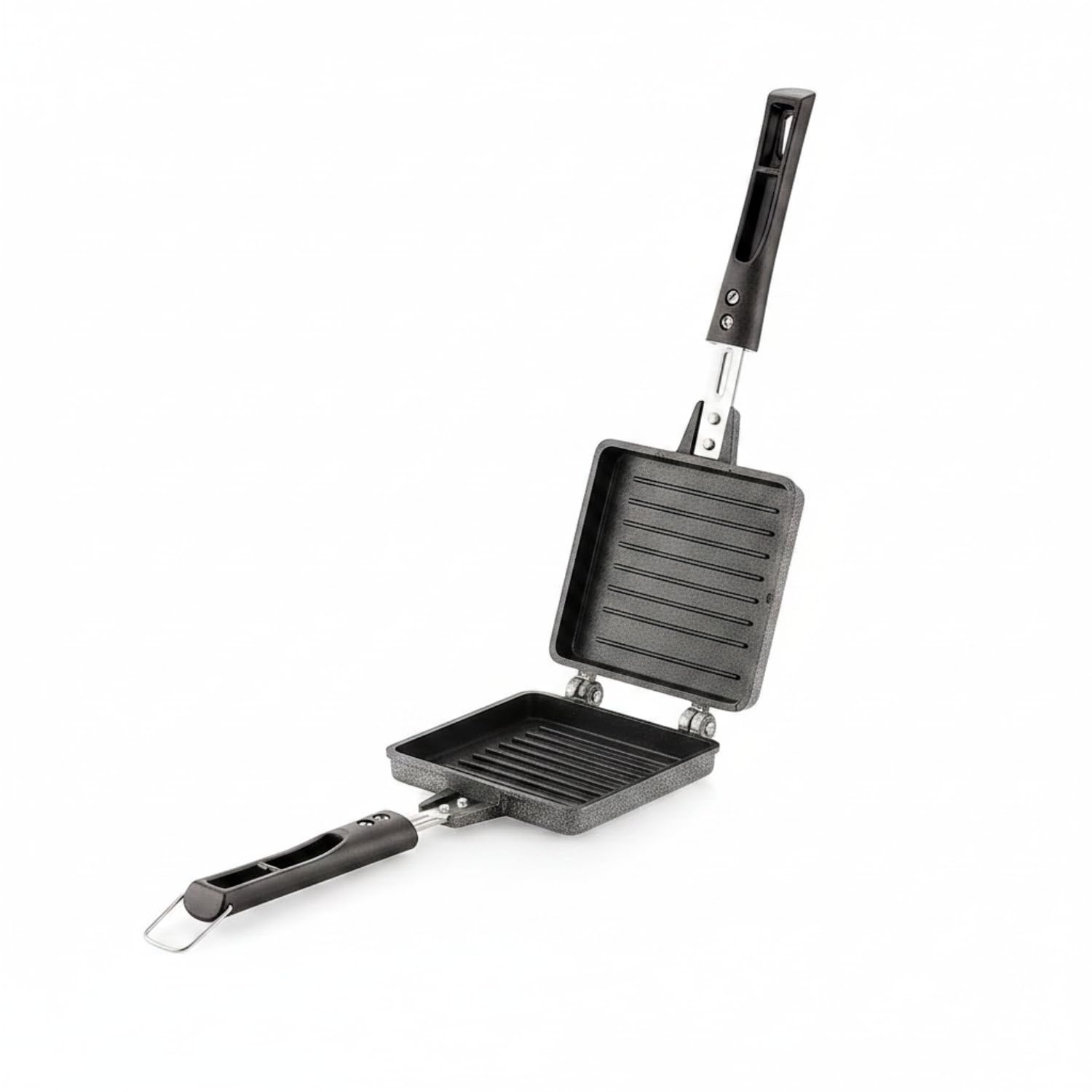 Jumbo Sandwich Toaster - Crispy Sandwiches on Gas Stove -9