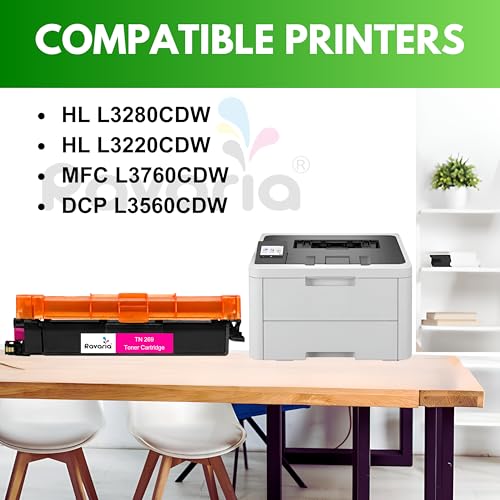 Image of TN 269 Compatible Toner Cartridge for Brother HL L3280CDW HL L3220CDW MFC L3760CDW DCP L3560CDW Printer (TN 269 Magenta Toner Cartridge Pack of 1)